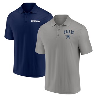 Men's Fanatics Dallas Cowboys Lockup Two-Pack Polo Set