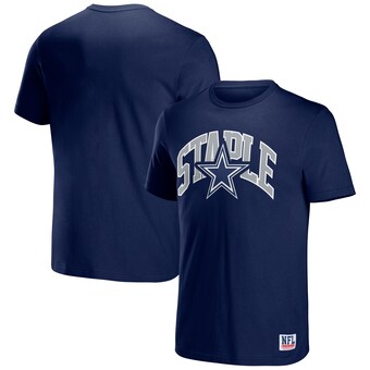 Men's Dallas Cowboys NFL x Staple Navy Logo Lockup T-Shirt