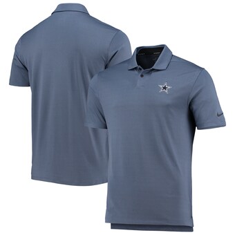 Men's Nike Golf Navy Dallas Cowboys Jacquard Vapor Performance Polo