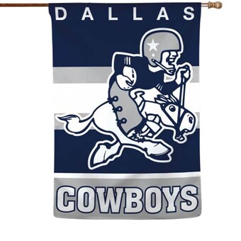 WinCraft Dallas Cowboys 28" x 40" Retro Logo Single-Sided Vertical Banner