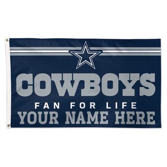 WinCraft Dallas Cowboys 3' x 5' One-Sided Deluxe Personalized Flag