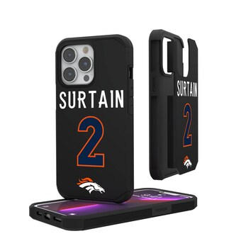 Denver Broncos Patrick Surtain II Keyscaper iPhone Rugged Case