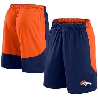 Men's Denver Broncos Fanatics Navy/Orange Go Hard Shorts