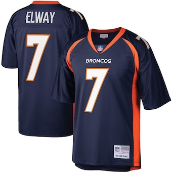 Men's Denver Broncos John Elway Mitchell & Ness Navy 1998 Legacy Replica Jersey