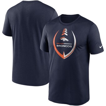 Men's Denver Broncos Nike Navy Icon Legend Performance T-Shirt