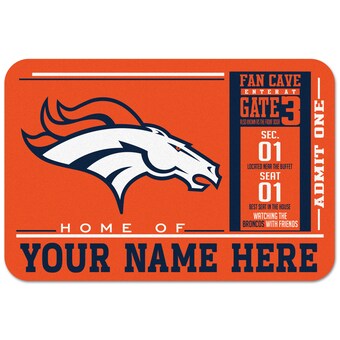 Denver Broncos WinCraft 20'' x 30'' Personalized Floor Mat