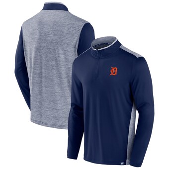 Detroit Tigers Iconic Brushed Poly Quarter Zip - Mens