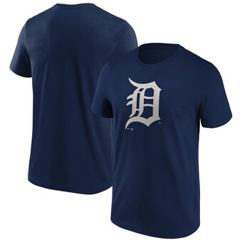 Detroit Tigers Iconic Primary Colour Logo Graphic T-Shirt - Mens