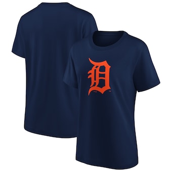 Camiseta gráfica con logo mono de los Detroit Tigers - Mujer