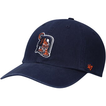 Men's Detroit Tigers '47 Navy Logo Cooperstown Collection Clean Up Adjustable Hat