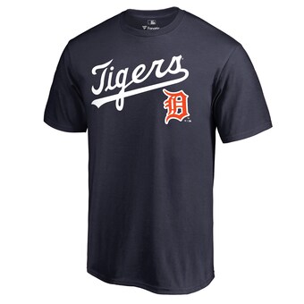 Men's Detroit Tigers Navy Cooperstown Collection Wahconah T-Shirt