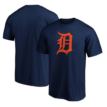 Camiseta con el logotipo oficial de los Detroit Tigers para hombre en azul marino