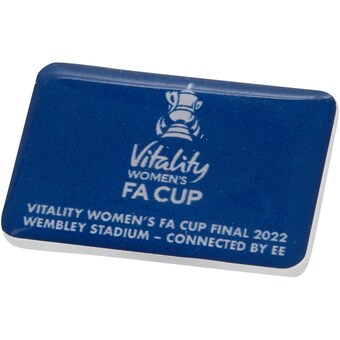 England Blue W FA Cup Final Pin Badge