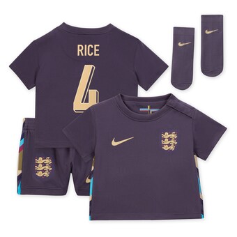 England Nike Away Stadium Mini Kit 2024 - Infant with Rice 4 printing