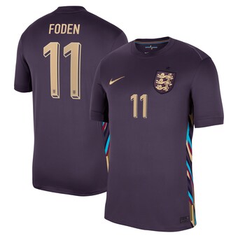 England Nike Away Stadium Shirt 2024 with Foden 11 printing