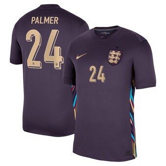 England Nike Away Stadium Shirt 2024 with Palmer 24 printing