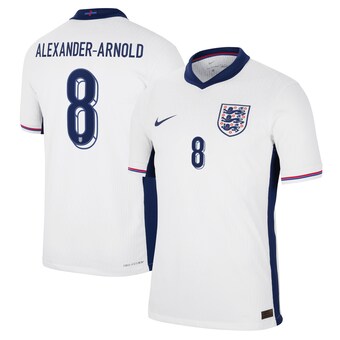 England Nike Dri Fit Adv Home Match Shirt 2024 - Kids with Alexander-Arnold 8 printing