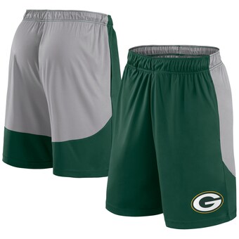 Men's Green Bay Packers Fanatics Green/Gray Go Hard Shorts