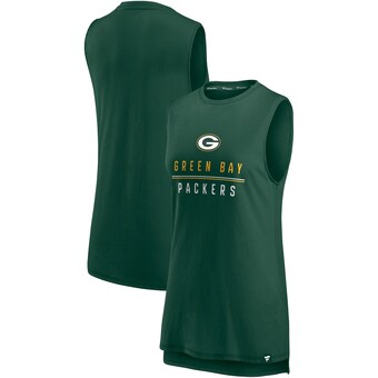 Women's Green Bay Packers Fanatics Green True Contender Tank Top