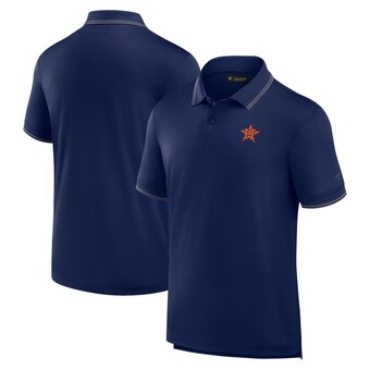 Men's Fanatics Navy Houston Astros Pique Polo Shirt