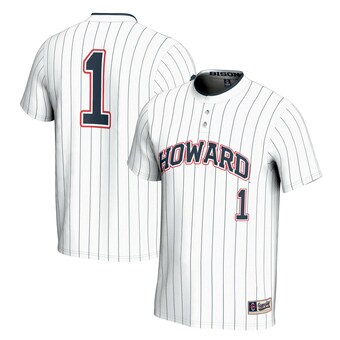 Unisex GameDay Greats #1 White Howard Bison Lightweight Softball Jersey