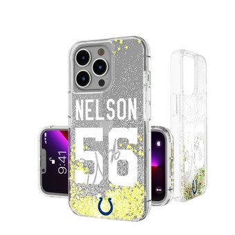 Indianapolis Colts Quenton Nelson Keyscaper iPhone Glitter Phone Case