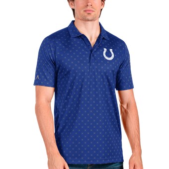 Men's Indianapolis Colts Antigua Royal Spark Polo