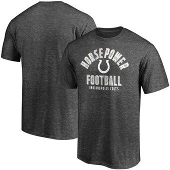 Men's Indianapolis Colts Fanatics Heathered Charcoal Hometown Horsepower T-Shirt