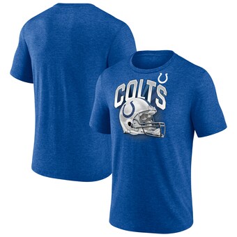 Men's Indianapolis Colts Fanatics Heathered Royal End Around Tri-Blend T-Shirt