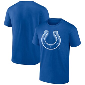 Men's Indianapolis Colts Fanatics Royal Chrome Dimension T-Shirt