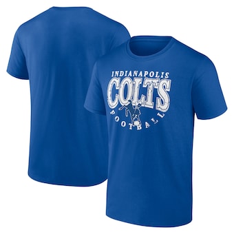 Men's Indianapolis Colts Fanatics Royal Game Of Inches T-Shirt