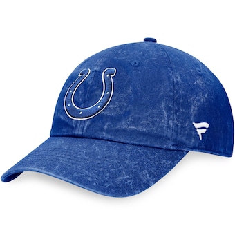 Men's Indianapolis Colts Fanatics Royal Snow Wash Adjustable Hat