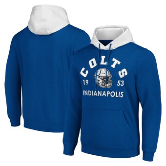 Men's Indianapolis Colts G-III Sports by Carl Banks Royal Colorblock Pullover Hoodie