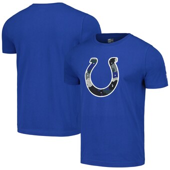 Men's Indianapolis Colts New Era Royal Camo Logo T-Shirt