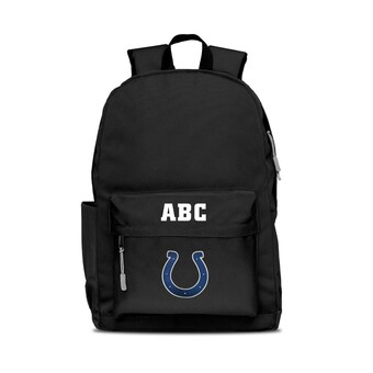 Indianapolis Colts MOJO Black Personalized Campus Laptop Backpack