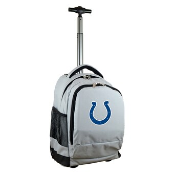 Indianapolis Colts MOJO Gray 19'' Premium Wheeled Backpack