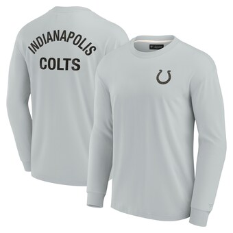 Unisex Indianapolis Colts Fanatics Gray Elements Super Soft Long Sleeve T-Shirt