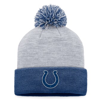 Women's Indianapolis Colts Fanatics Gray Cuffed Knit Hat with Pom