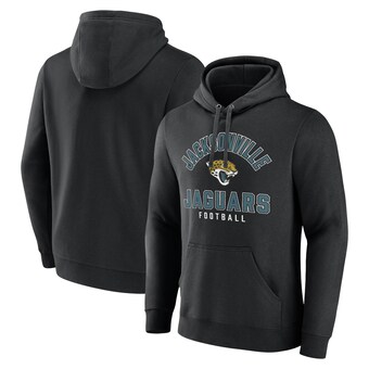 Men's Jacksonville Jaguars  Fanatics Black Between the Pylons Pullover Hoodie