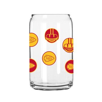 Kansas City Chiefs 16oz. Smiley Can Glass