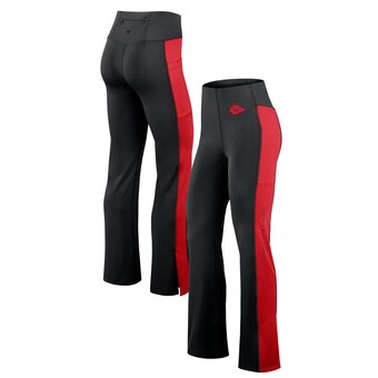 Women's Kansas City Chiefs Fanatics Black Studio Fitted Flared Leggings