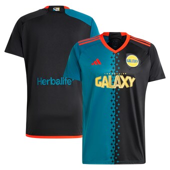 Women's LA Galaxy  adidas Black 2024 Archive Replica Jersey