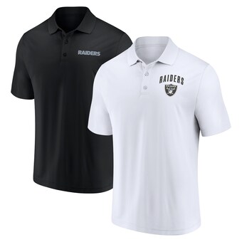 Men's Las Vegas Raiders Fanatics Lockup Two-Pack Polo Set