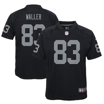 Youth Las Vegas Raiders Darren Waller Nike Black Game Jersey