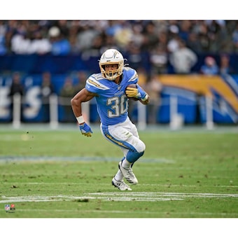 Unsigned Los Angeles Chargers Austin Ekeler Fanatics Authentic Running Photograph