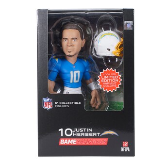 Justin Herbert Los Angeles Chargers Series 3 GameChanger 6" Vinyl Figurine - Look for Rare Solid Color Variants