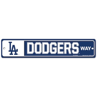 Los Angeles Dodgers  3.75"x19" Street  Sign