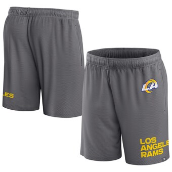 Men's Los Angeles Rams Fanatics Gray Clincher Shorts