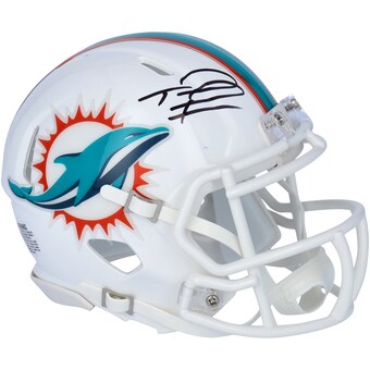 Autographed Miami Dolphins Tua Tagovailoa Fanatics Authentic Riddell Speed Mini Helmet