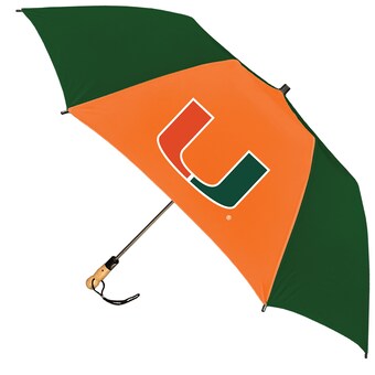 Miami Hurricanes 58" Big Storm Oversized Auto Open Folding Umbrella